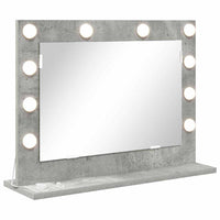 Specchio da Vanit¨¤-Specchio da Trucco Grigio cemento 60 x 45 x 18 cm
