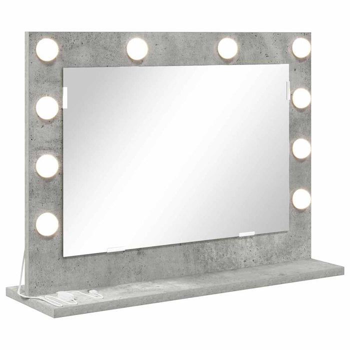 Specchio da Vanit¨¤-Specchio da Trucco Grigio cemento 60 x 45 x 18 cm
