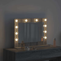 Specchio da Vanità con specchio Grigio Sonoma 60 x 45 x 18 cm 868314