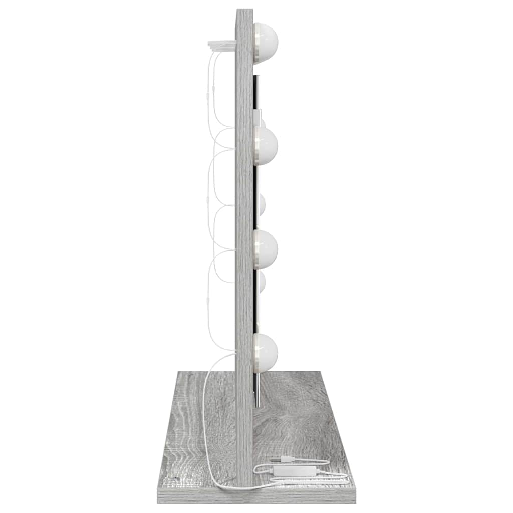 Specchio da Vanit¨¤-Specchio da Trucco Grigio Sonoma 60 x 45 x 18 cm