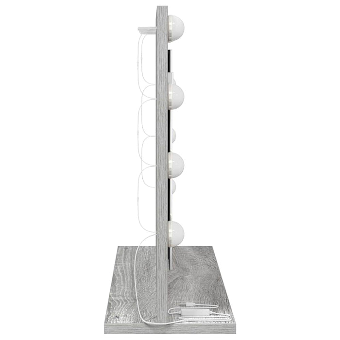 Specchio da Vanit¨¤-Specchio da Trucco Grigio Sonoma 60 x 45 x 18 cm