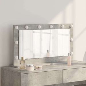 Specchio da Vanit¨¤-Specchio da Trucco Grigio cemento 80 x 45 x 18 cm