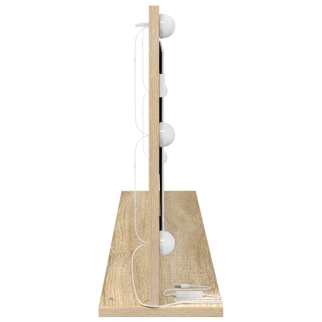 Specchio da Vanit¨¤-Specchio da Trucco Rovere Sonoma 100 x 45 x 18 cm