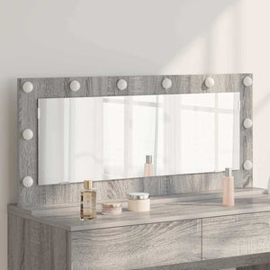 Specchio da Vanit¨¤-Specchio da Trucco Grigio Sonoma 100 x 45 x 18 cm