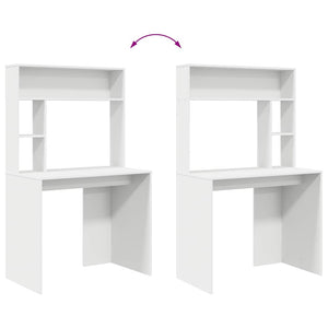 vidaXL Scrivania Bianco 91 x 50 x 149 cm Legno multistrato