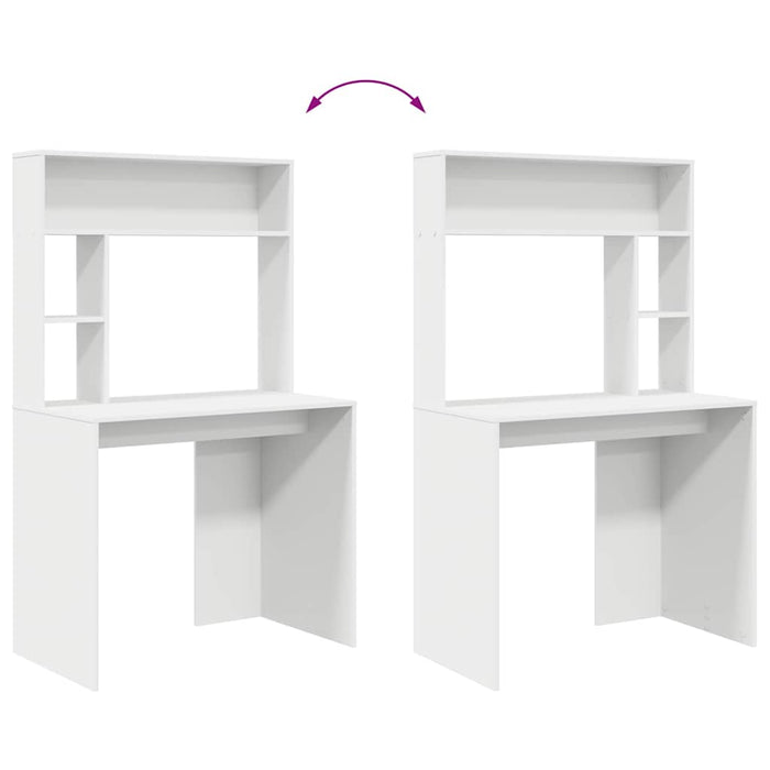 Scrivania Bianco 91 x 50 x 149 cm Legno multistrato 869258