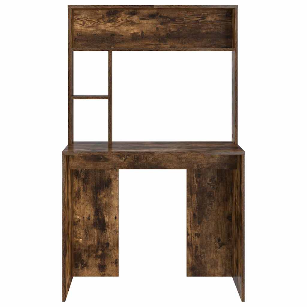 Scrivania Rovere fumo 91 x 50 x 149 cm Legno multistrato 869262