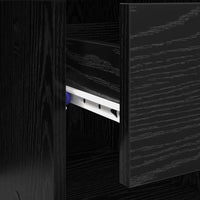 Scrivania Rovere nero 90 x 49.5 x 75 cm Legno multistrato 869267