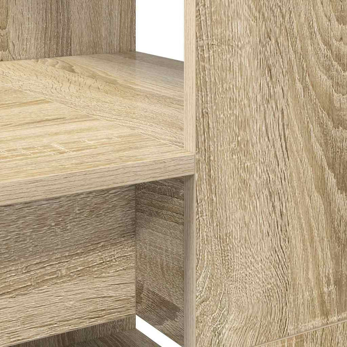 Scrivania rovere sonoma 113 x 54 x 120 cm Legno multistrato 869276