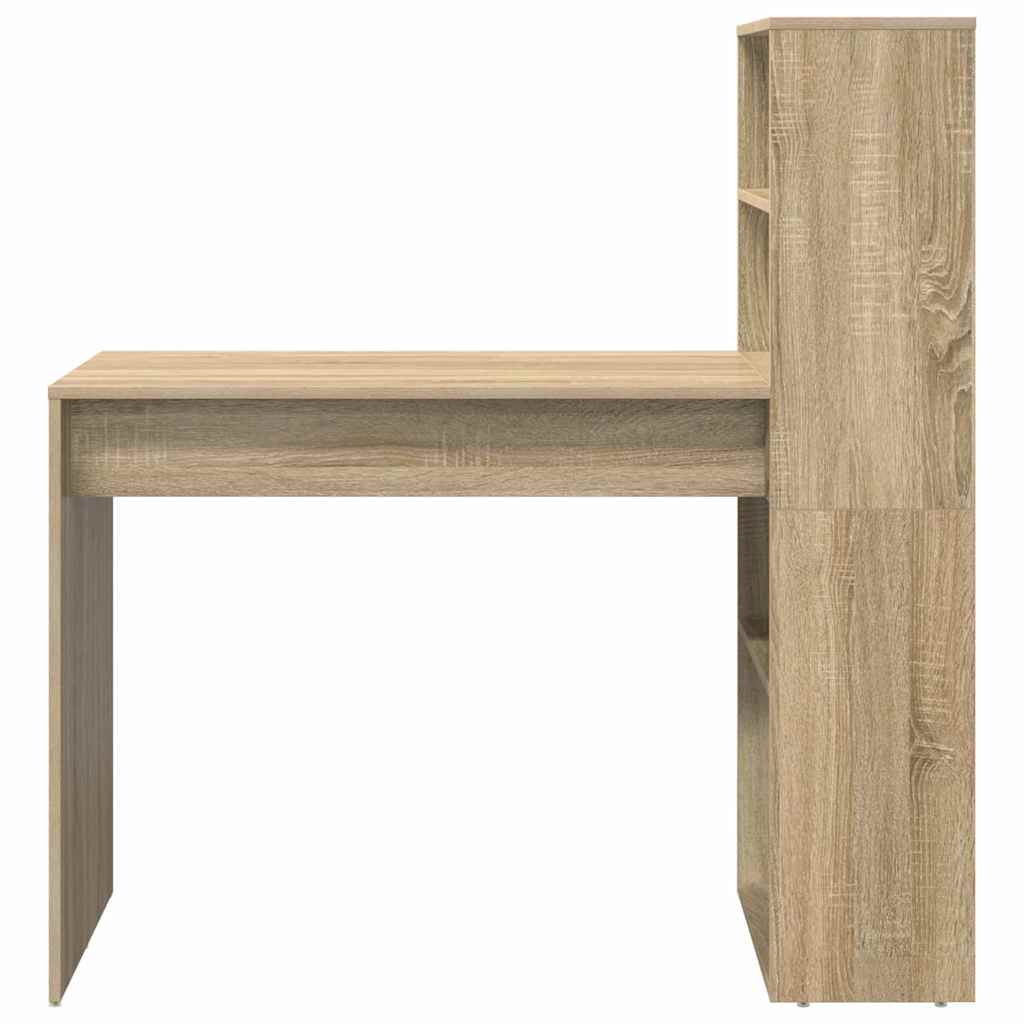 Scrivania rovere sonoma 113 x 54 x 120 cm Legno multistrato 869276