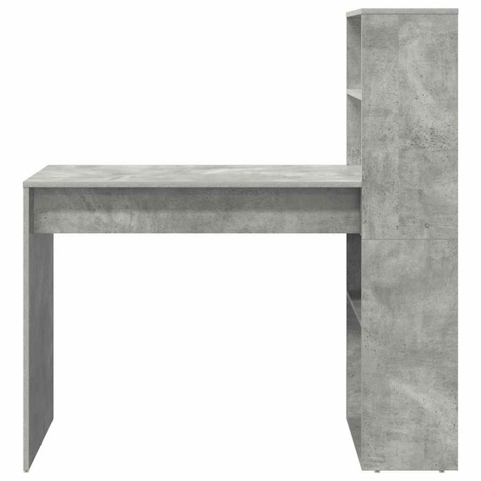 Scrivania Grigio cemento 113 x 54 x 120 cm Legno multistrato 869277