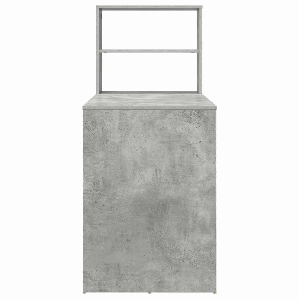 Scrivania Grigio cemento 113 x 54 x 120 cm Legno multistrato 869277