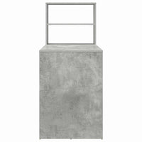 Scrivania Grigio cemento 113 x 54 x 120 cm Legno multistrato 869277