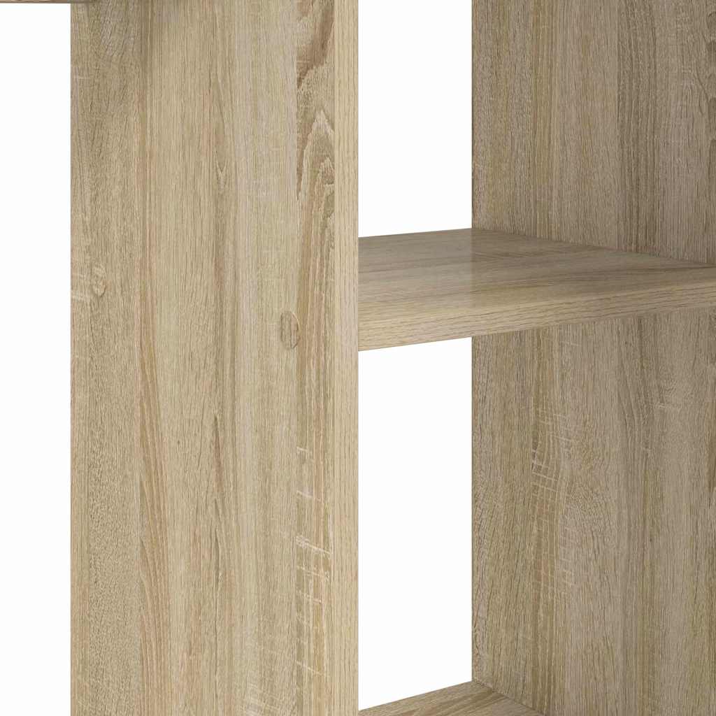 Scrivania rovere sonoma 142 x 102 x 73 cm Legno multistrato 869292