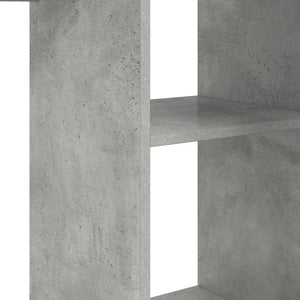 Scrivania Grigio cemento 142 x 102 x 73 cm Legno multistrato 869293