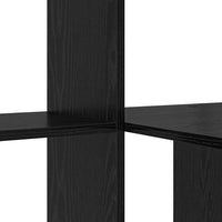 vidaXL Scrivania Rovere nero 131.5 x 50 x 106.5 cm Legno multistrato