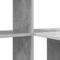 Scrivania con lo scaffale Grigio cemento 131.5 x 50 x 106.5 cm 869301