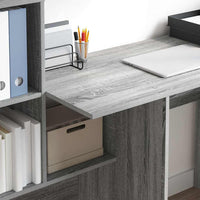 Scrivania Grigio sonoma 131.5 x 50 x 106.5 cm Legno multistrato 869303