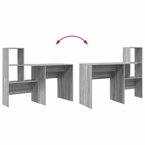 Scrivania Grigio sonoma 131.5 x 50 x 106.5 cm Legno multistrato 869303