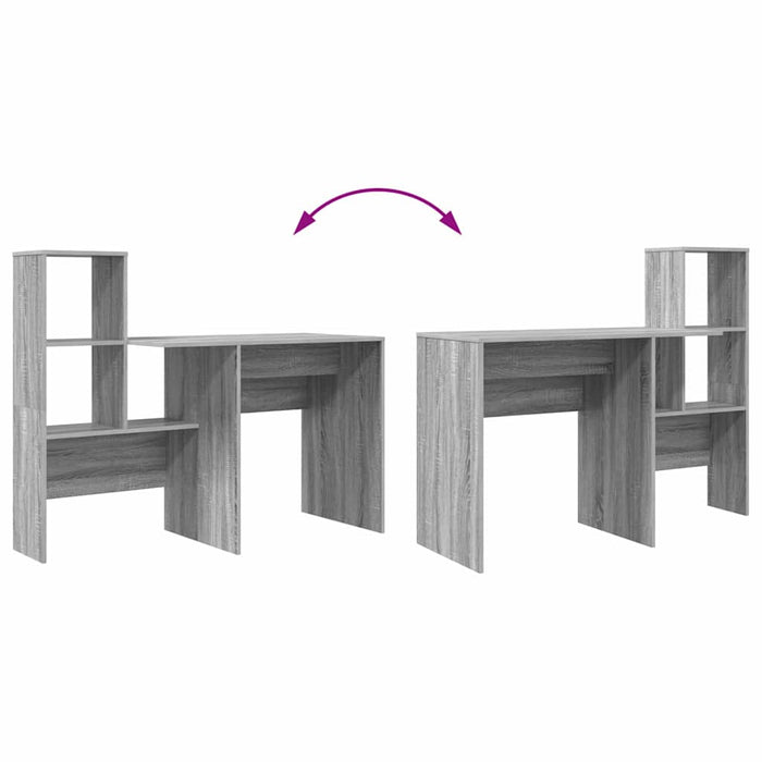 Scrivania Grigio sonoma 131.5 x 50 x 106.5 cm Legno multistrato 869303