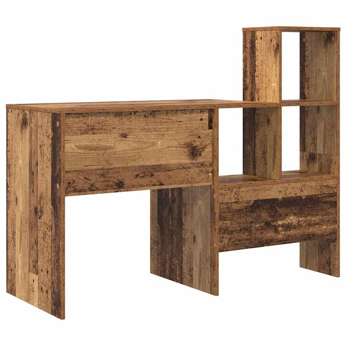 vidaXL Scrivania Legno vecchio 131.5 x 50 x 106.5 cm Legno multistrato