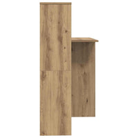 vidaXL Scrivania rovere artigianale 131.5 x 50 x 106.5 cm