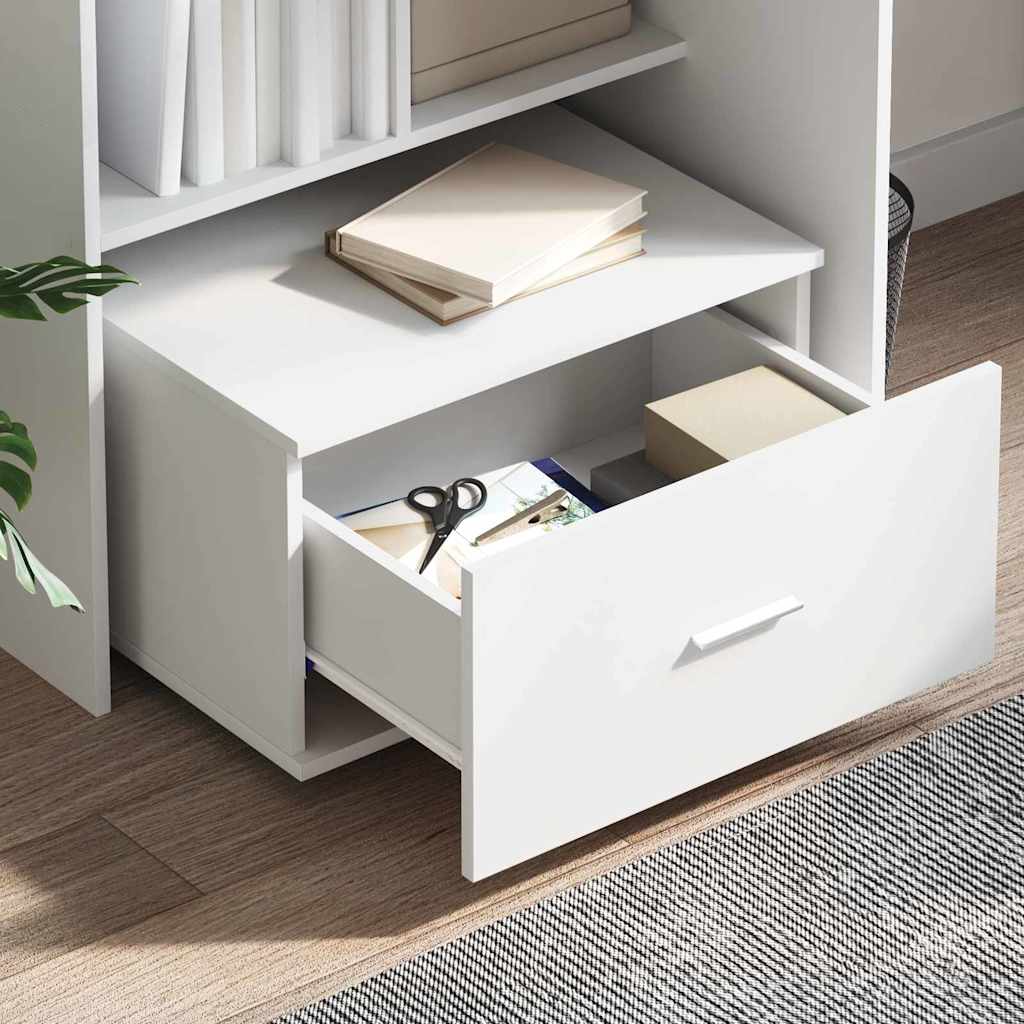 Mobile con Cassetti Bianco 55 x 45 x 33.5 cm Legno multistrato 869306