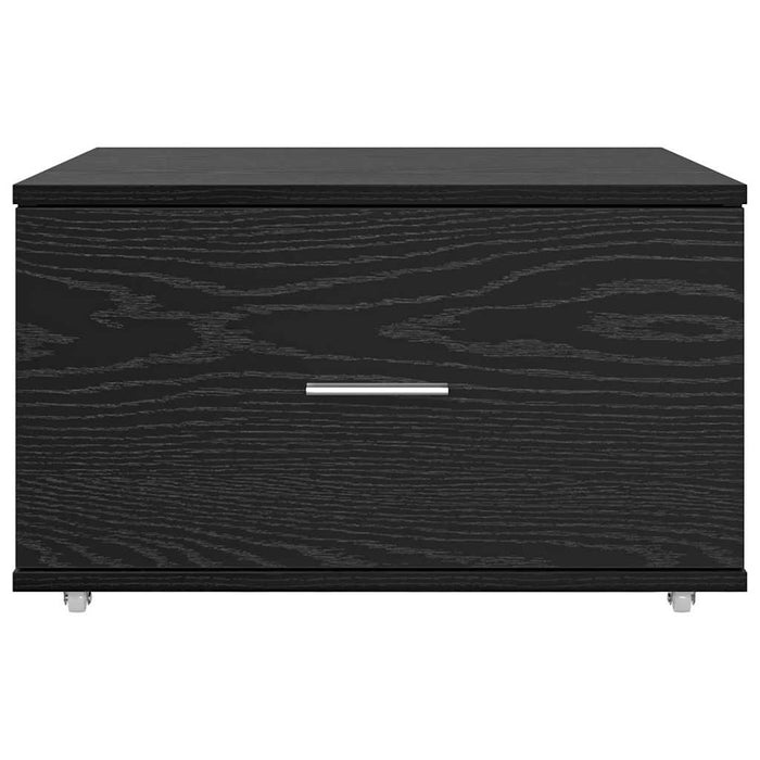 Mobile con Cassetti Nero 55 x 45 x 33.5 cm Legno multistrato 869307