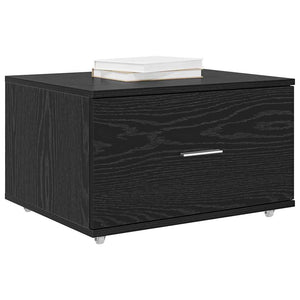Mobile con Cassetti Nero 55 x 45 x 33.5 cm Legno multistrato 869307