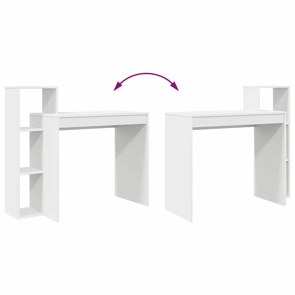 Scrivania Bianco 100 x 40 x 90 cm Legno multistrato 869314