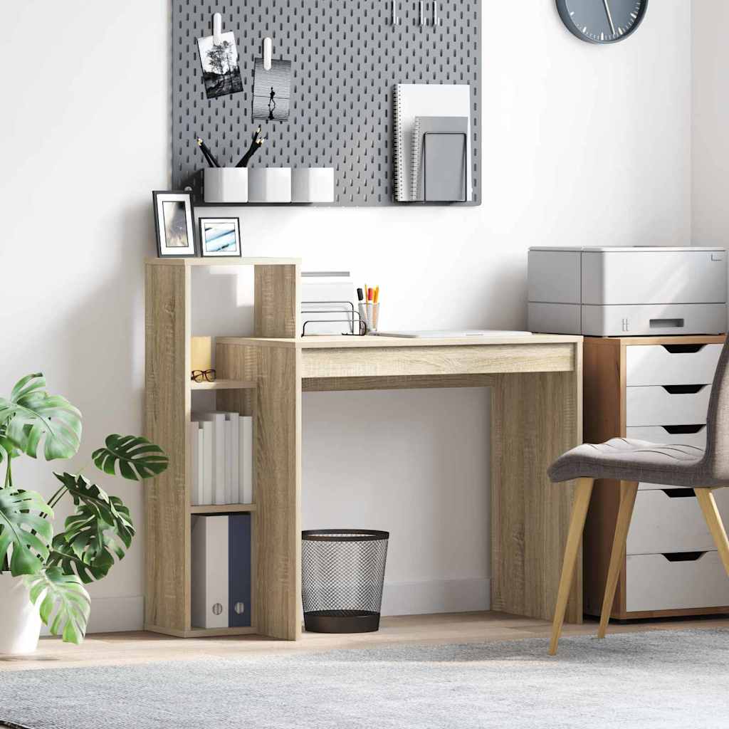 Scrivania rovere sonoma 100 x 40 x 90 cm Legno multistrato 869316
