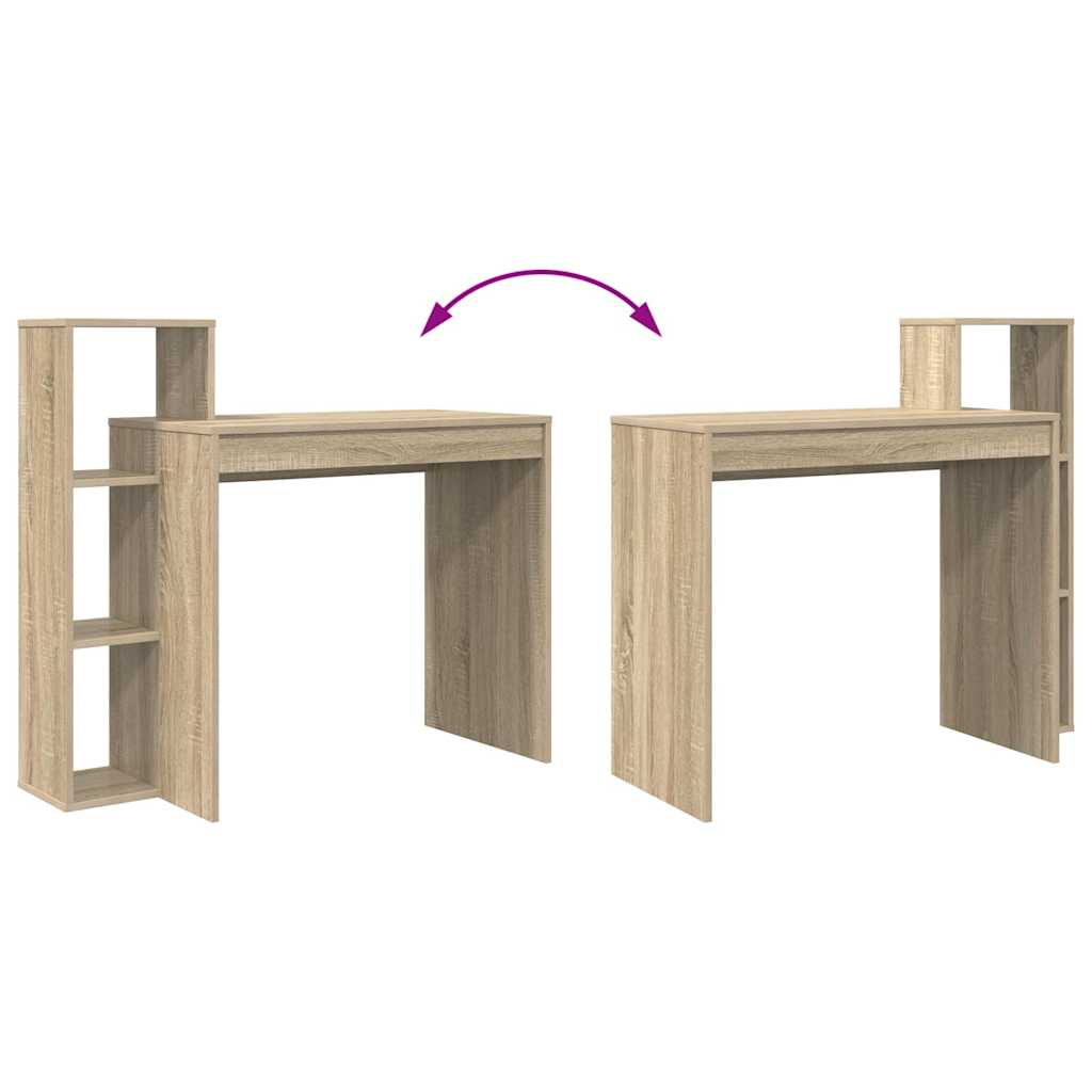 Scrivania rovere sonoma 100 x 40 x 90 cm Legno multistrato 869316
