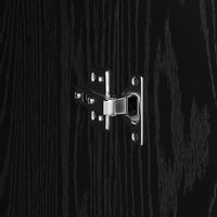 Highboard Rovere nero 35 x 39 x 168 cm Legno multistrato 869331