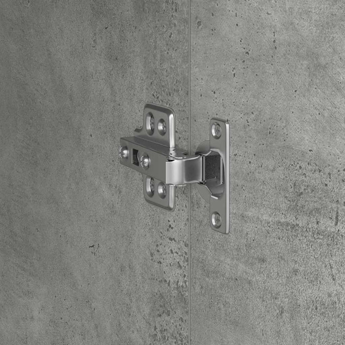 Highboard Grigio cemento 35 x 39 x 168 cm Legno multistrato 869333