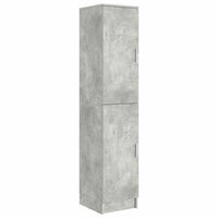 Highboard Grigio cemento 35 x 39 x 168 cm Legno multistrato 869333