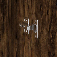 Credenza-Buffet-Armadio da cucina Rovere fum¨¦ 35 x 39 x 168 cm