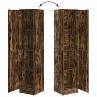 Credenza-Buffet-Armadio da cucina Rovere fum¨¦ 35 x 39 x 168 cm