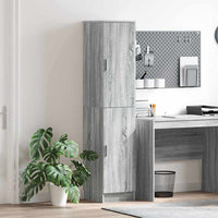 Highboard Grigio sonoma 35 x 39 x 168 cm Legno multistrato 869335