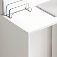 Scrivania Bianco 78.5 x 37 x 154.5 cm Legno multistrato 869338