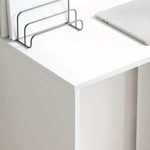 Scrivania Bianco 78.5 x 37 x 154.5 cm Legno multistrato 869338