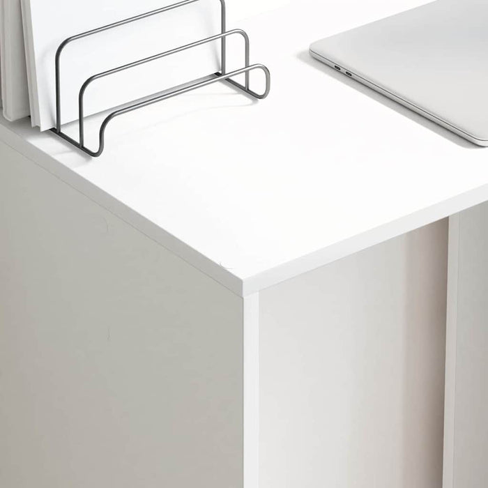 Scrivania Bianco 78.5 x 37 x 154.5 cm Legno multistrato 869338