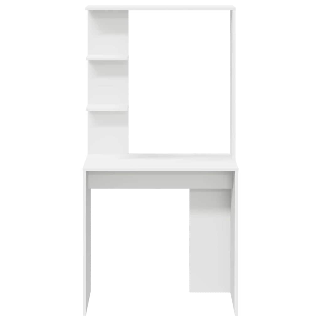Scrivania Bianco 78.5 x 37 x 154.5 cm Legno multistrato 869338