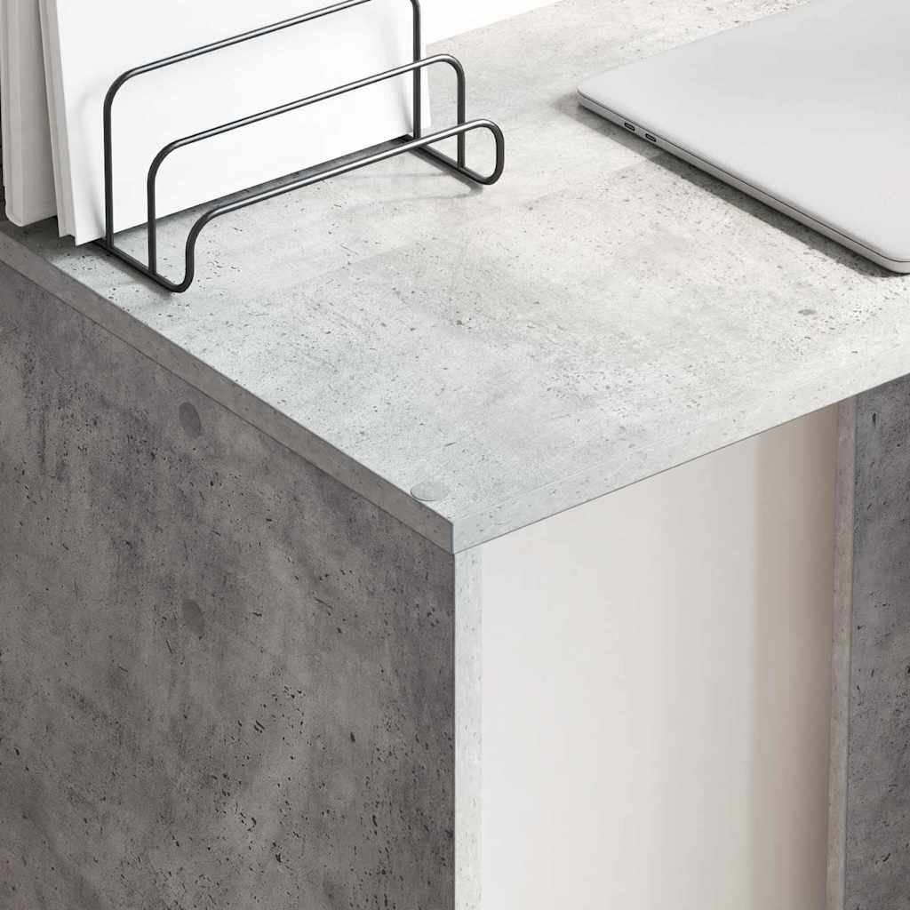 Scrivania Grigio cemento 78.5 x 37 x 154.5 cm Legno multistrato 869341