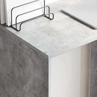 Scrivania Grigio cemento 78.5 x 37 x 154.5 cm Legno multistrato 869341