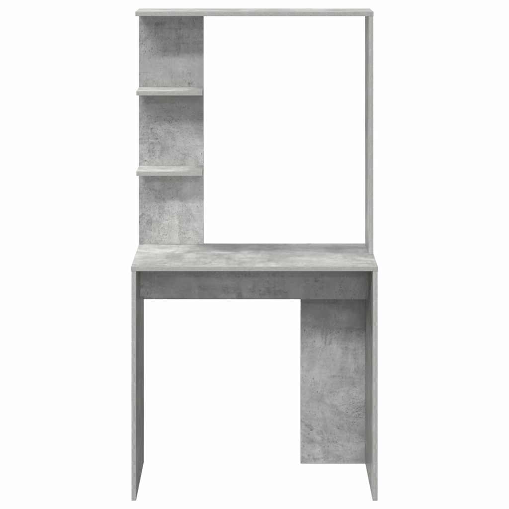 Scrivania Grigio cemento 78.5 x 37 x 154.5 cm Legno multistrato 869341