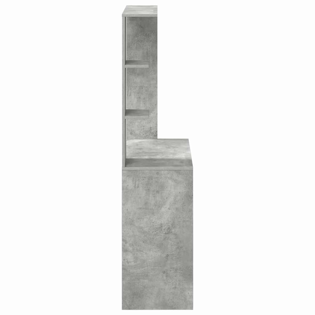 Scrivania Grigio cemento 78.5 x 37 x 154.5 cm Legno multistrato 869341