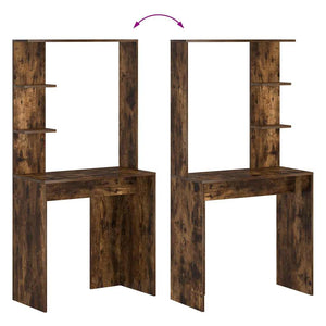 Scrivania Rovere fumo 78.5 x 37 x 154.5 cm Legno multistrato 869342