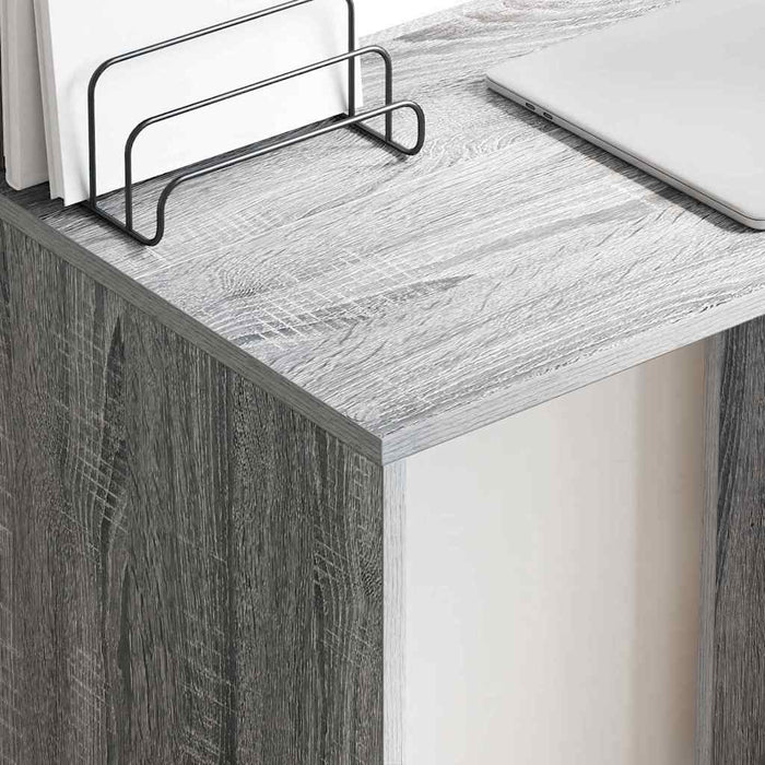 Scrivania Grigio sonoma 78.5 x 37 x 154.5 cm Legno multistrato 869343