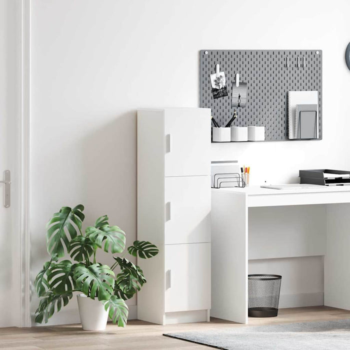 Highboard Bianco 31,5 x 32 x 124 cm Legno multistrato 869346