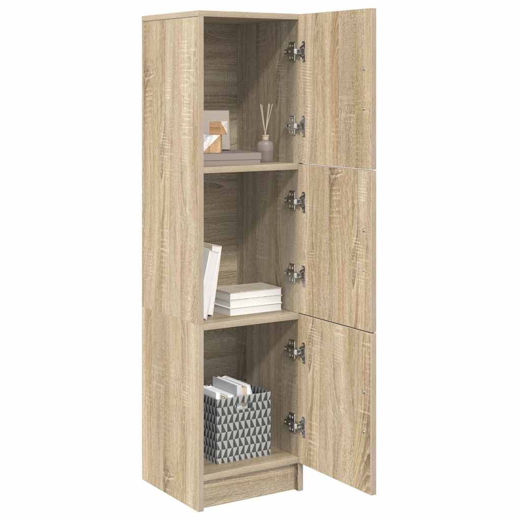 Highboard rovere sonoma 31,5 x 32 x 124 cm Legno multistrato 869348